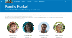 Desktop Screenshot of familie-kunkel.com